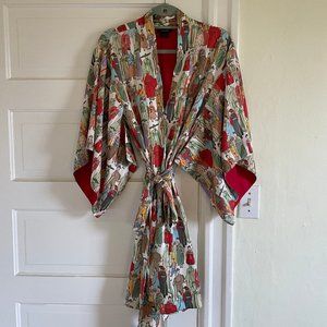 Natori 'Dynasty' Kimono Robe, Size Small